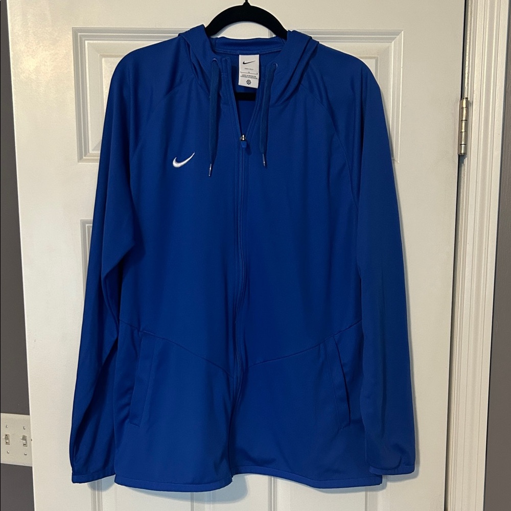 Nike Royal Blue Hooded Jacket